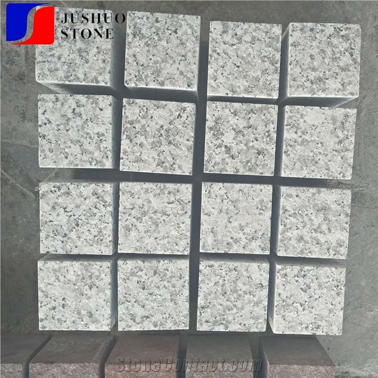 Big White Flower Puning Granite,Guangdong G439 China Cobble Stone