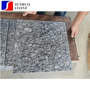 China Cheap Granite Lang Hua White Granite Spray White Customized Tile