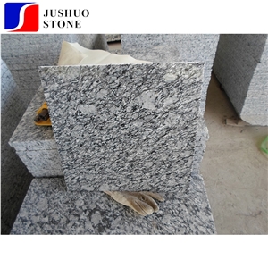 China Cheap Granite Lang Hua White Granite Spray White Customized Tile
