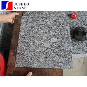 China Cheap Granite Lang Hua White Granite Spray White Customized Tile