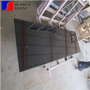 China Jet Mist Granite,River Black Via Lactea,Cloud Black Stone,Top