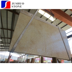 Flower Pattern Sunny Light Marble,Egypt Sunny Beige Marble Stone Tiles