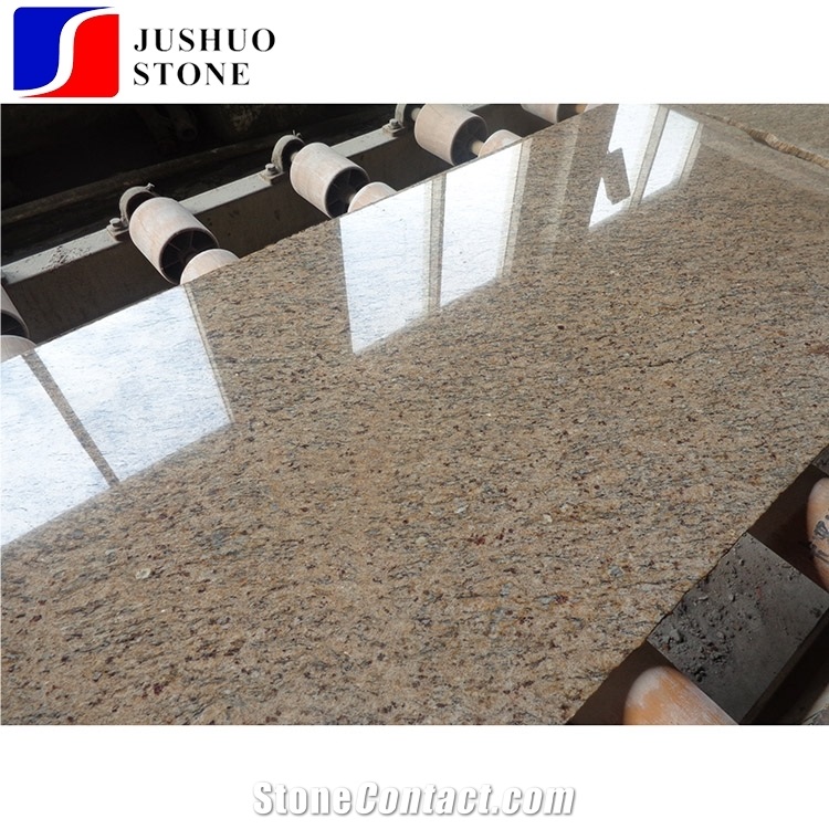 Giallo Nova Venecia Granite,Brazil Yellow Slabs&Tiles,Big Flower Stone