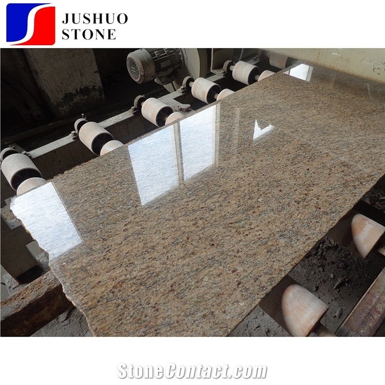 Giallo Nova Venecia Granite,Brazil Yellow Slabs&Tiles,Big Flower Stone