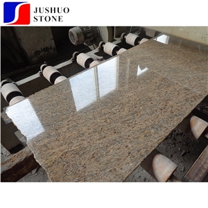 Giallo Nova Venecia Granite,Brazil Yellow Slabs&Tiles,Big Flower Stone