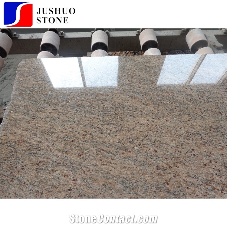 Giallo Nova Venecia Granite,Brazil Yellow Slabs&Tiles,Big Flower Stone