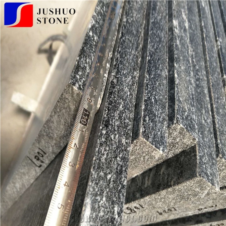 Jet Mist,River Black,Galaxy Silver Gray Granite Tile for Wall Cladding