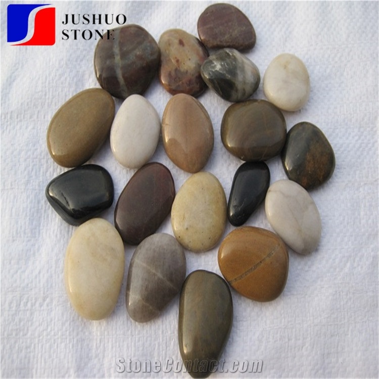 Multicolor China Polished Cobblestone,Pebble,Cobble,Paint Pebble Grey