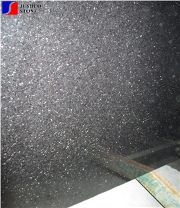 Natual Indian Block Black Galaxy Granite Countertop for Kitchen,Bars