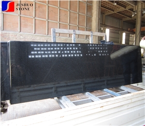 Natual Indian Block Black Galaxy Granite Countertop for Kitchen,Bars