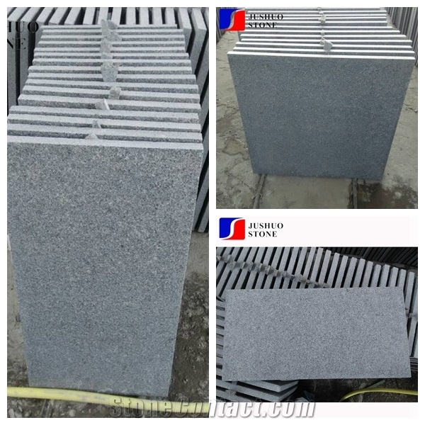 Nero Impala China,Dark Grey Granite,Flamed Tiles and Slabs Flamed G654