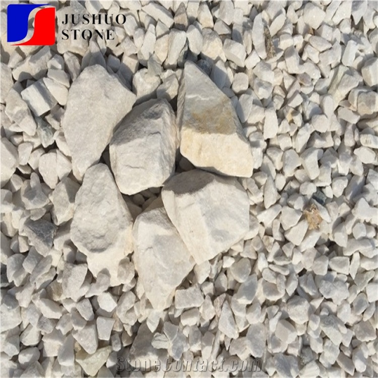 Own Factory Wholesale Pebbles Stone on Sale,Snow White Gravel Pebble