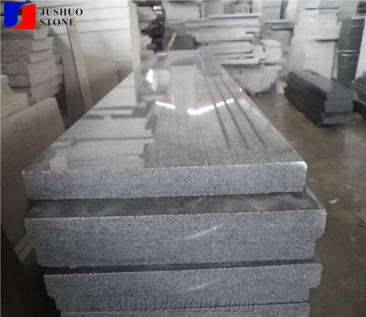 Polished G654 Impala Stock Material Granite Steps,Staircase Threshold