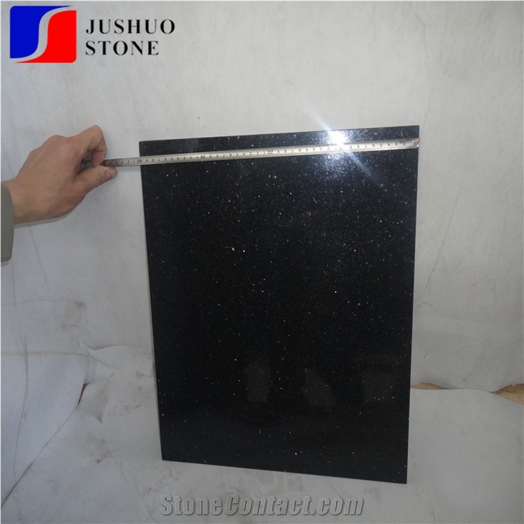 River Black Via Lactea,China Jet Mist Granite, Tiles