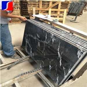 Royal Ballet Granitevia Lactea Mist Black Snow Grey Granite for Tiles &Slabs Sand Countertops