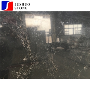 Solid Black Golden Veins/Grains Quartz Slab Stone Tiles for Countertop Solid Black Golden Veins/Grains Quartz Slab Stone Tiles for Countertop