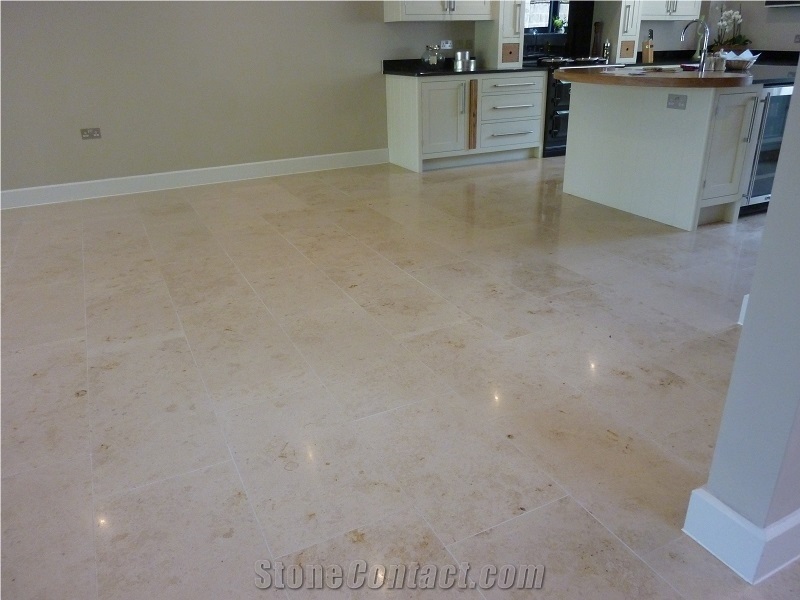 Portugal Beige Marble Deck Stair,Door Front Staircase Risers for Outside