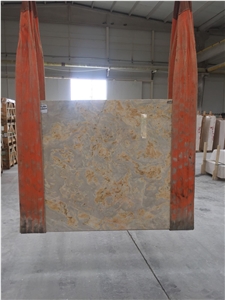 Golden Grey Marble Slabs & Tiles