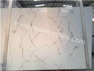 Calacatta/Carrara White Quartz/Artificial Marble Stone Slabs&Tiles Calacatta/Carrara White Quartz/Artificial Marble Stone Slabs&Tiles