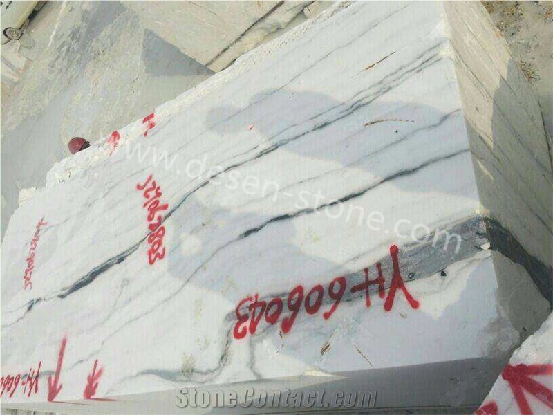 China Panda White/Snoal White/White Dragon Marble Big Stone Blocks