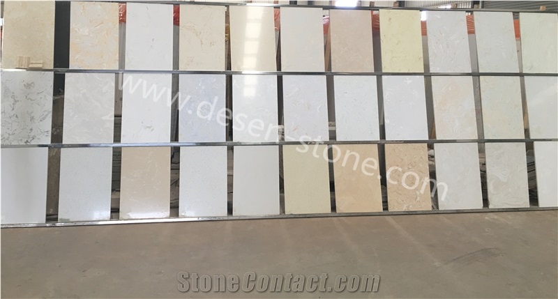 Crystal Yellow Diamond Quartz Stone/Artificial Quartz Stone Slabs&Tile