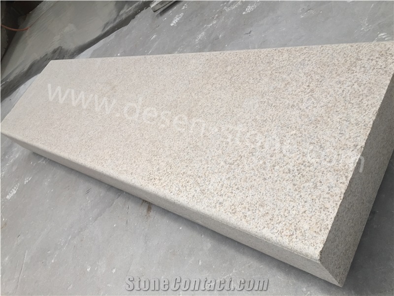 G682 Yellow Rust/Sunset Gold Granite Stone Steps/Stairs Riser/Stepping