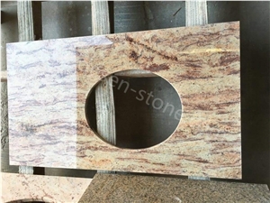 Ivory Brown/Chiffon Beige Bathroom Vanity Tops/Bath Tops/Countertops Ivory Brown/Chiffon Beige Bathroom Vanity Tops/Bath Tops/Countertops