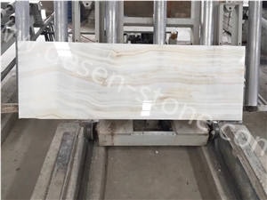 Onyx Willow/Cream Onyx/White Tiger Onyx Stone Slabs&Tiles Book Matched