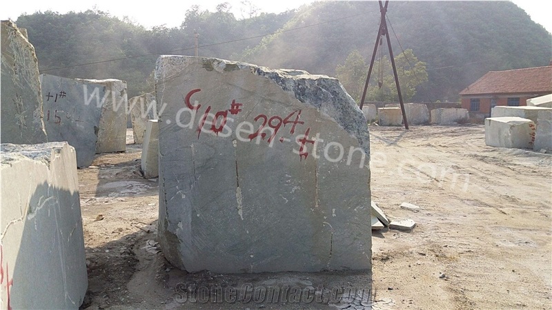Verde Ming Green/Dandong Green/Silk Green Marble Big Stone Blocks