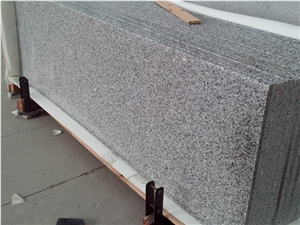 China G640 Dongshi White Granite Stone Full Bullnose Edge Kitchen Tops