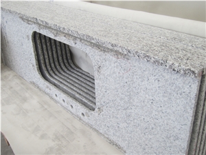 Chinese Tiger Skin White Granite Stone Double Eased Custom Vanity Tops