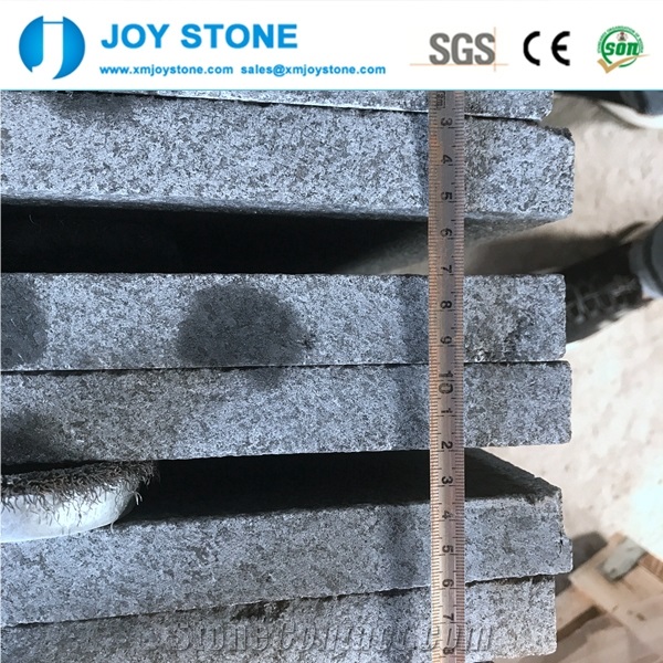 China Black Granite Flamed Tile Wall and Floor Stone 24 X24