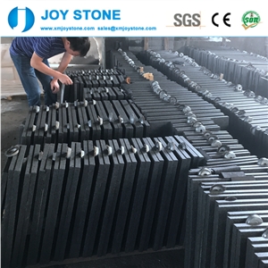 China Black Granite Flamed Tile Wall and Floor Stone 24 X24