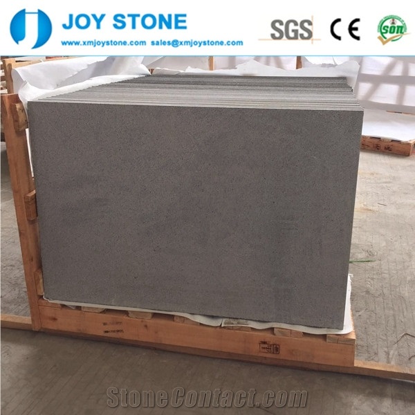 G654 Dark Grey China Impala Black Granite Honed 30x60 Floor Tiles