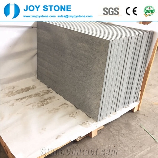 G654 Dark Grey China Impala Black Granite Honed 30x60 Floor Tiles