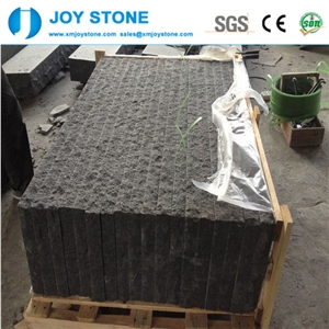 Low Price Black G684 Fuding Hei Basalt Garden Flamed Steps