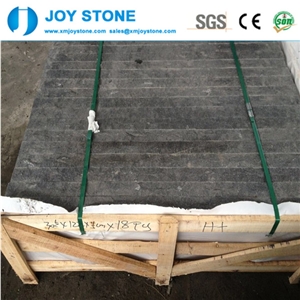 Low Price Black G684 Fuding Hei Basalt Garden Flamed Steps