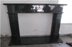 Indian Black Granite Fireplace Black Granite Fireplace Surroundings