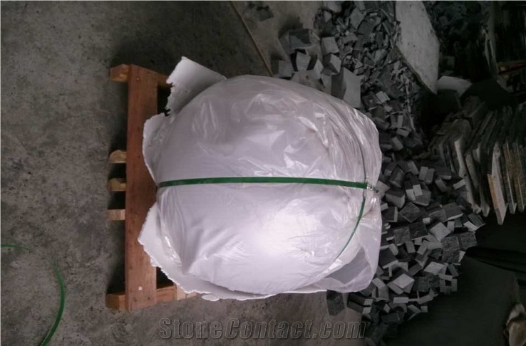 Polished G684 Black Basalt Caving Stone Balls Black Basalt Alba Sinks