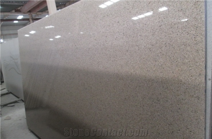 Rusty Yellow G682 Granite Big Slab Yellow Granite Kitchen Counter