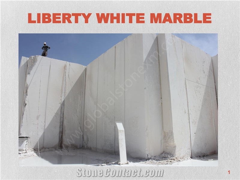 Iran Liberty White Marble Blocks