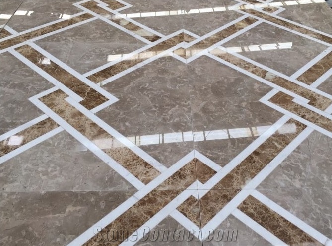 Ceramic Backed Medallion,Carpet Medallions,Waterjet Medallions