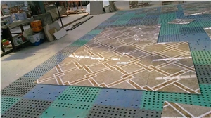 Ceramic Backed Medallion,Carpet Medallions,Waterjet Medallions