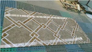 Ceramic Backed Medallion,Carpet Medallions,Waterjet Medallions