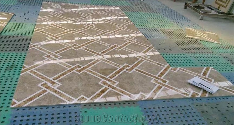 Ceramic Backed Medallion,Carpet Medallions,Waterjet Medallions