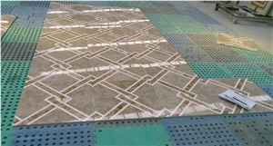 Ceramic Backed Medallion,Carpet Medallions,Waterjet Medallions