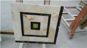 Good Quality Square Medallions,Waterjet Medallions,Marble Waterjet