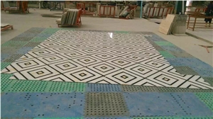 Good Quality Square Medallions,Waterjet Medallions,Marble Waterjet