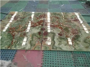 Green Iran Onyx Slab,Rusty Green Onyx Tiles,Onyx Flooring&Walling
