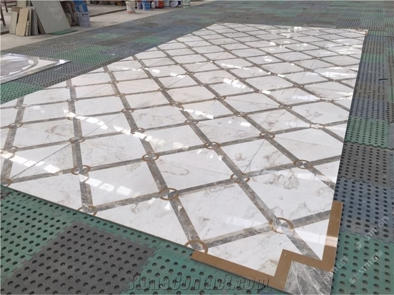 High Quality Ceramic Backed Medallion, Composited Medallion,Waterjet